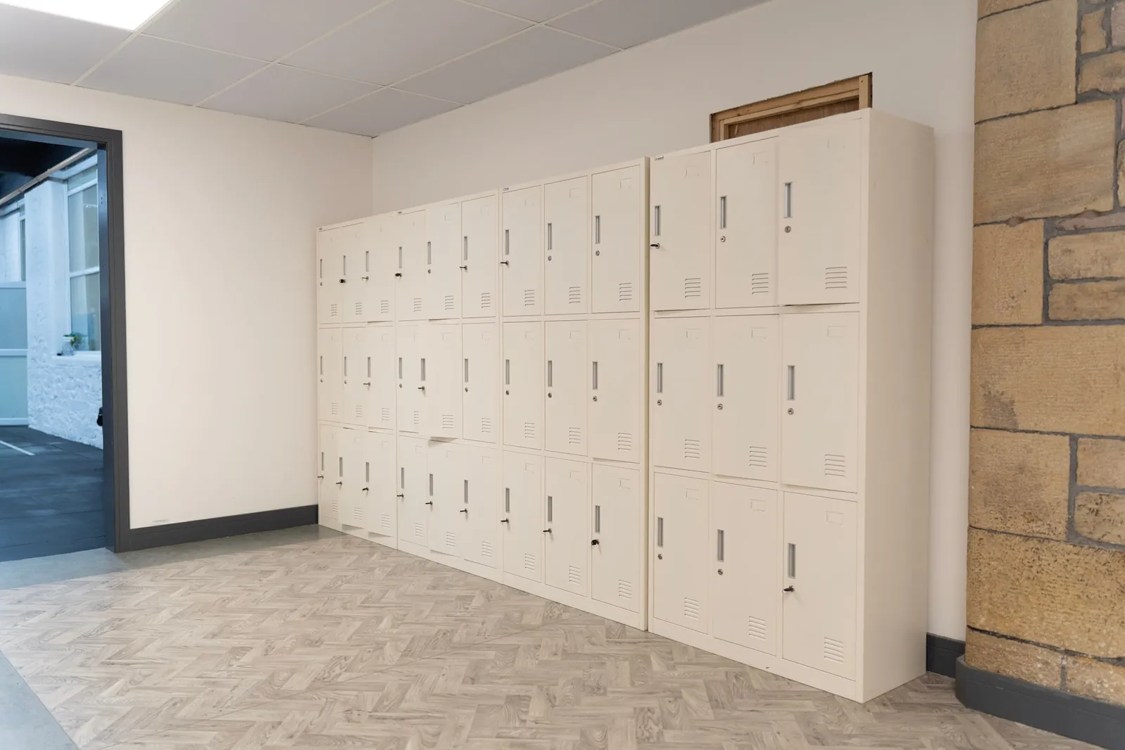 Clean locker and changing room facilities